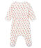 Bodyjama bébé fille en velours blanc MARSHMALLOW/blanc MULTICO