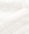 Pantalon blanc matelassé bébé en coton biologique blanc MARSHMALLOW