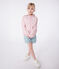 Coupe-vent enfant fleuri rose CHARME/blanc MARSHMALLOW