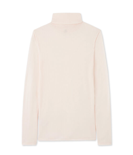 Sous-pull femme en coton léger rose FLEUR