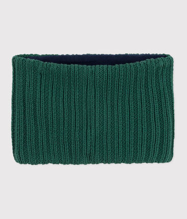 Snood enfant en tricot doublé en polaire
