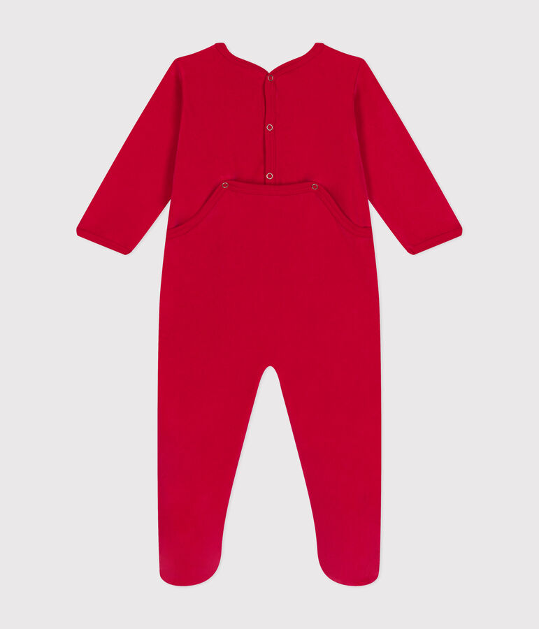 Dors bien en velours b&eacute;b&eacute; rouge CORRIDA