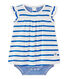 Robe body bébé fille à rayures