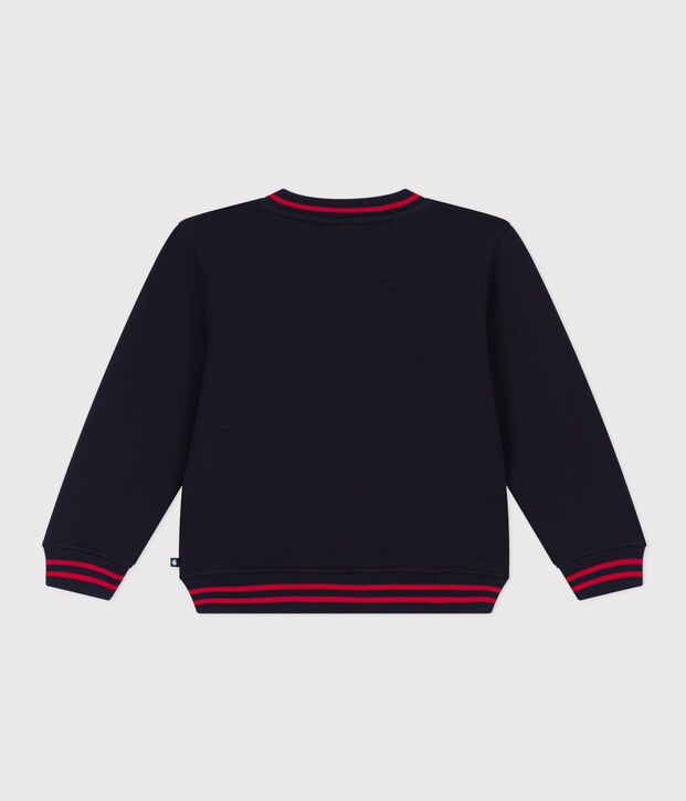 Teddy en jersey &eacute;pais enfant gar&ccedil;on bleu