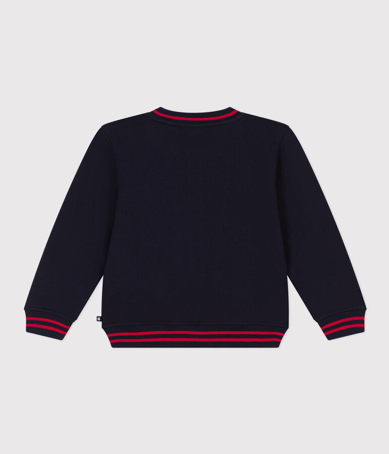 Teddy en jersey &eacute;pais enfant gar&ccedil;on bleu SMOKING