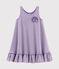 Robe enfant fille violet REAL/blanc MARSHMALLOW