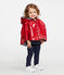 Cape de pluie vernis bébé fille rouge TERKUIT