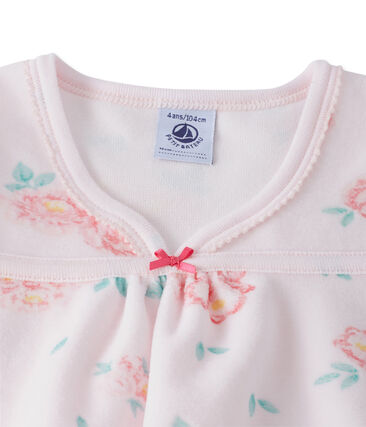 Pyjama Fille En Velours Fleuri Vienne Rose Multico Petit Bateau Pyjama Fille En Velours Fleuri Vienne Rose Multico Petit Bateau