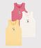 Lot de 3 débardeurs Petit Bateau X Snoopy en coton petit garçon variante 1