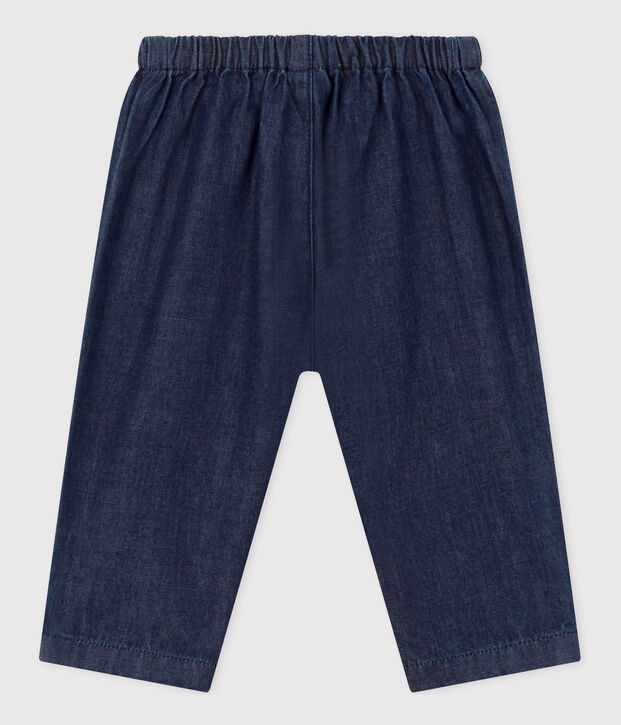 Pantalon en denim l&eacute;ger bio b&eacute;b&eacute; bleu