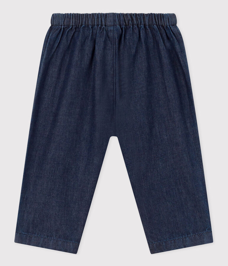 Pantalon en denim l&eacute;ger bio b&eacute;b&eacute; bleu DENIM