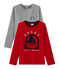 Lot de 2 tee-shirts garçon : sérigraphié + uni variante 2