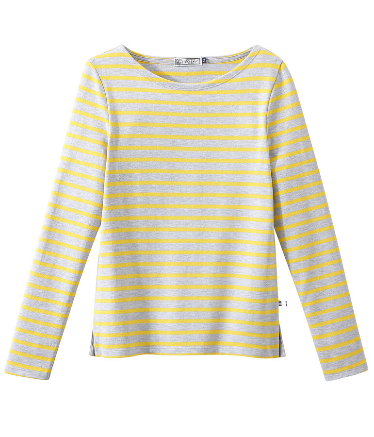 Marini&egrave;re iconique pour femme gris POUSSIERE/jaune BLE