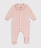 Pyjama en velours bébé rose SALINE