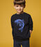 Sweatshirt en molleton enfant garçon bleu SMOKING