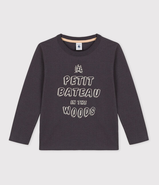 Tee-shirt manches longues en coton enfant garçon gris DUMBO