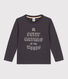 Tee-shirt manches longues en coton enfant garçon