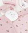 Lot cadeau bébé en velours imprimé fleuri variante 1