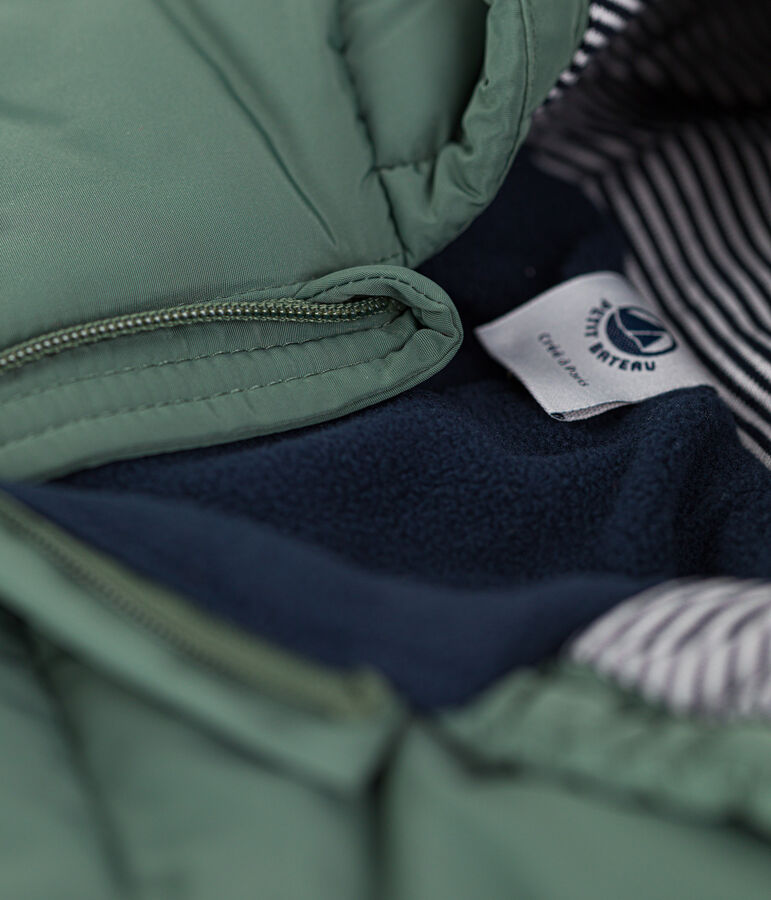 Combipilote b&eacute;b&eacute; en mati&egrave;re recycl&eacute;e vert VALLEE