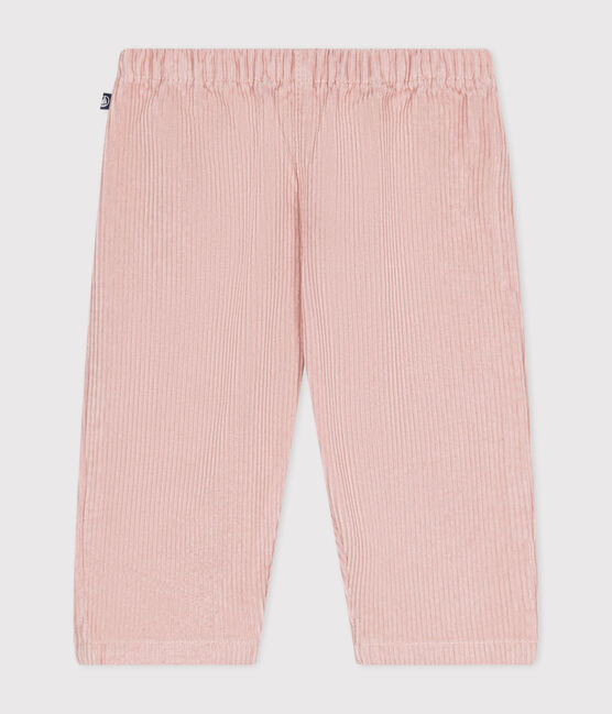 Pantalon en velours bébé rose SALINE