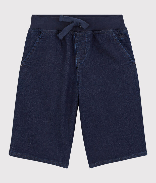 Bermuda en denim enfant gar&ccedil;on bleu