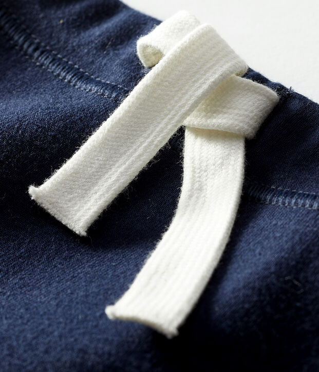 Short b&eacute;b&eacute; mixte uni bleu marine