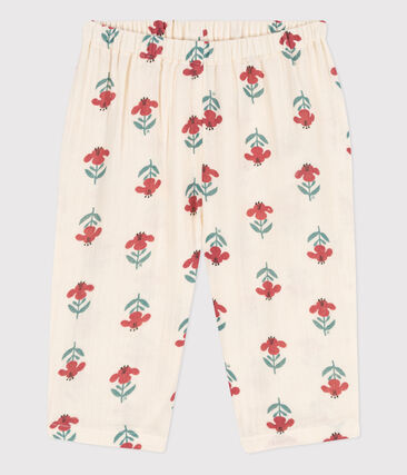 calypso_jour - Pantalon bébé en gaze de coton imprimée
