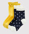 Lot de 2 paires de chaussettes enfant fille variante 1