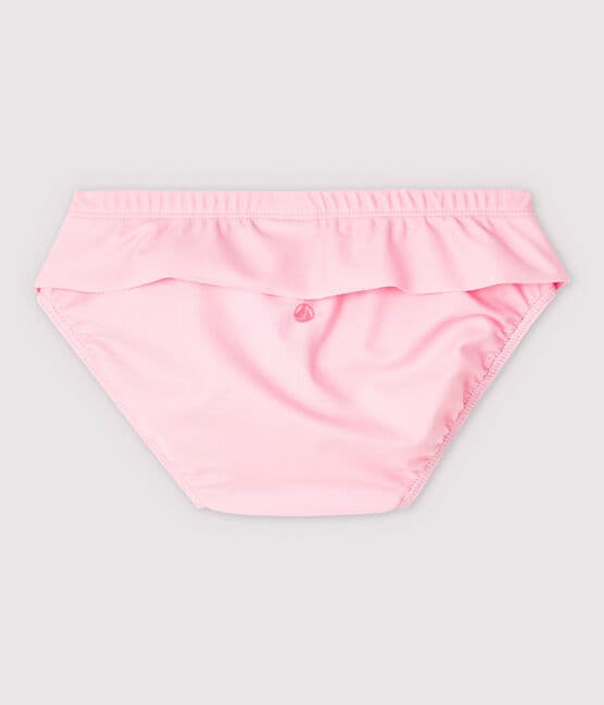 Bas de maillot de bain écoresponsable bébé fille rose MINOIS