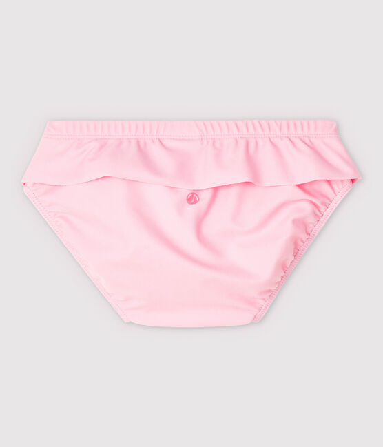 Bas de maillot de bain écoresponsable bébé fille rose MINOIS