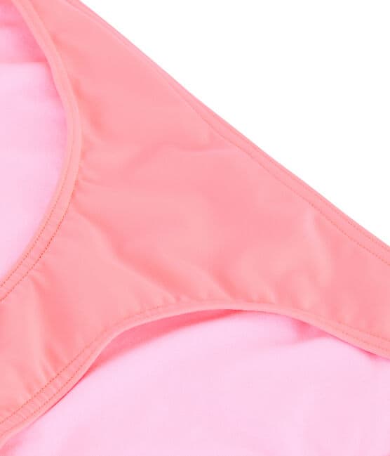 Bas de maillot de bain écoresponsable femme rose FLUO ROSE