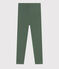 Legging en jersey élasthanne enfant fille vert CROCO