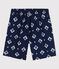 Short de bain recyclé imprimé enfant garçon bleu MEDIEVAL/ AVALANCHE