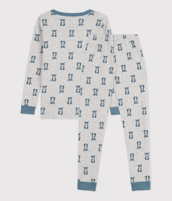 Pyjama ajusté chien en coton gris POUSSIERE/ ROVER
