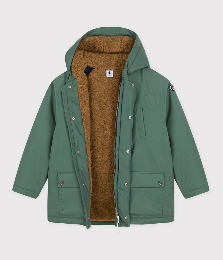 Parka enfant fille / gar&ccedil;on vert