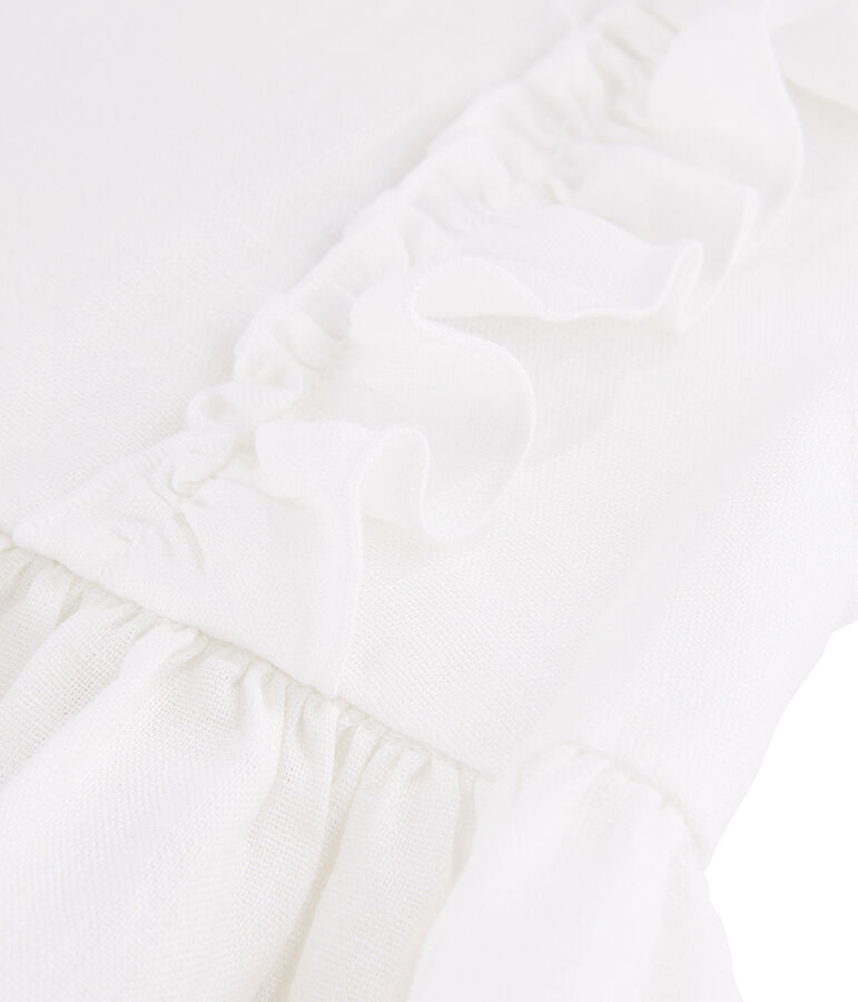 Robe de c&eacute;r&eacute;monie enfant fille blanc