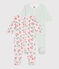 Lot de 2 pyjamas bébé en coton fleuris variante 1