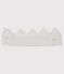 Couronne bébé fille en côte blanc MARSHMALLOW