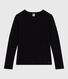 Tee-shirt femme l'iconique en coton ajouré manches longues