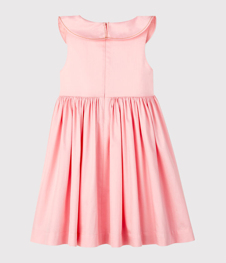 Robe en satin enfant fille rose