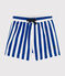 Short de bain bébé blanc MARSHMALLOW/bleu SURF
