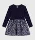Robe enfant manches longues en coton