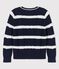Cardigan en coton enfant garçon bleu SMOKING/blanc MARSHMALLOW