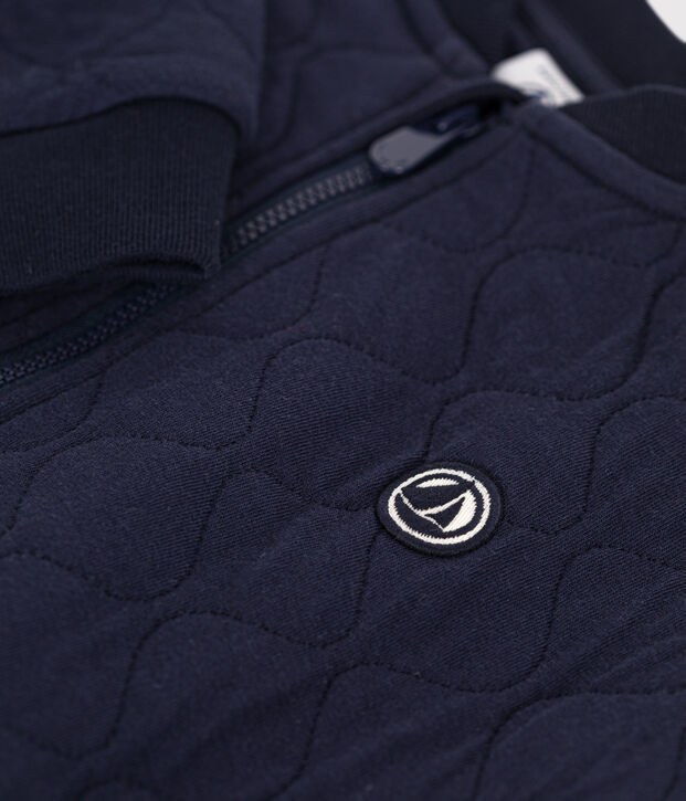 Gilet en tubique enfant gar&ccedil;on bleu