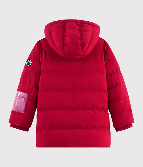 Doudoune de ski enfant garçon/fille rouge TERKUIT