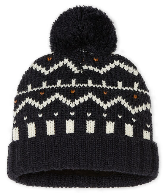 Bonnet enfant garçon bleu SMOKING