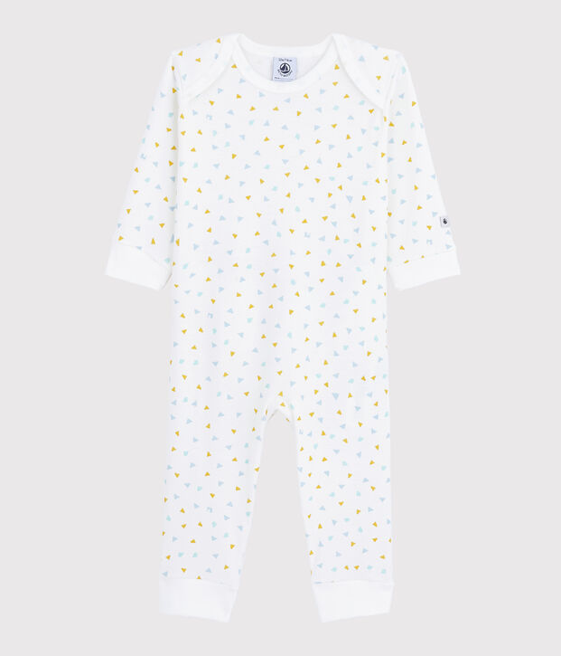 Dors-bien sans pression confettis b&eacute;b&eacute; en coton blanc/multicouleur