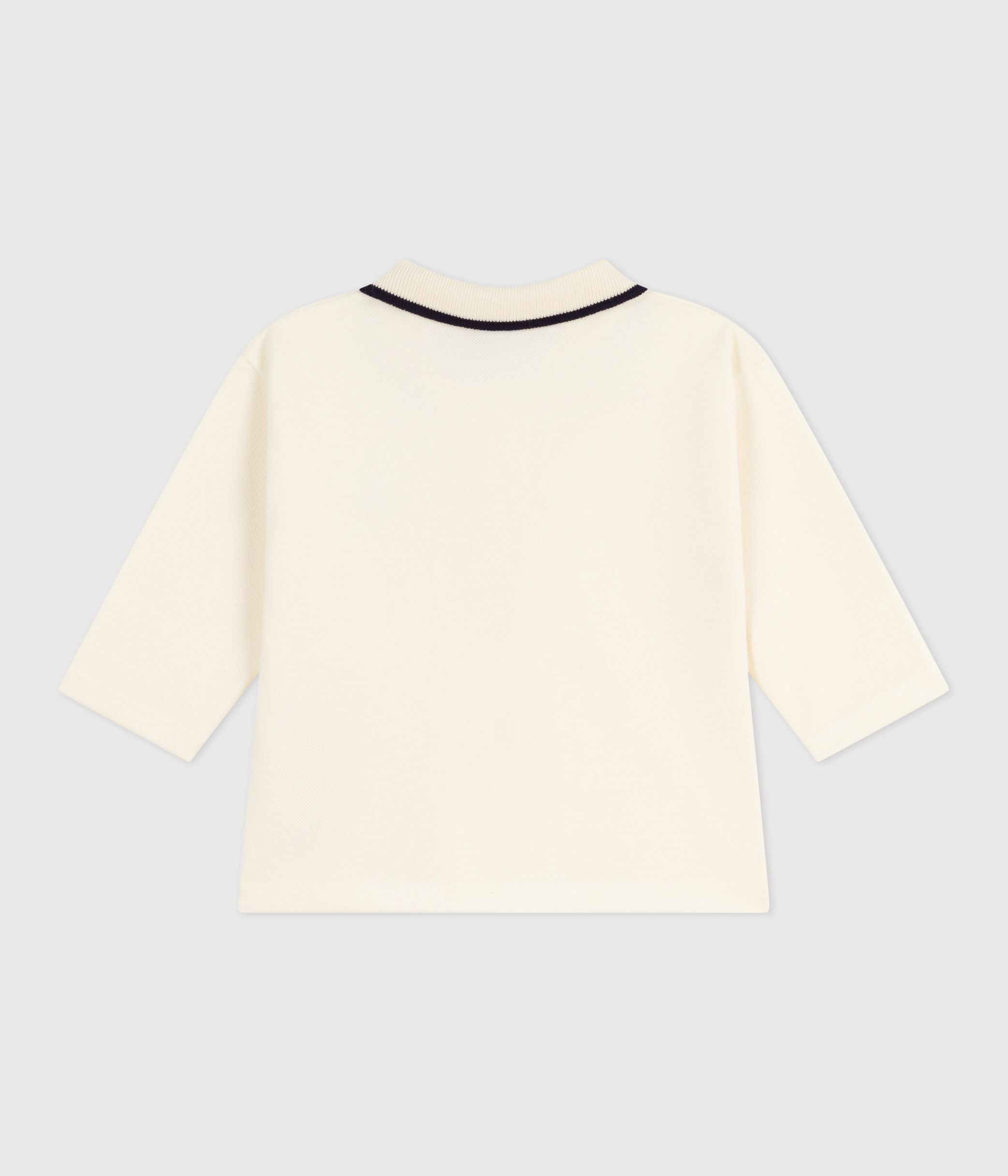 Sous-pull Petit Bateau 4 Ans – Col Roulé, Manches Longues, 100% Coton écru