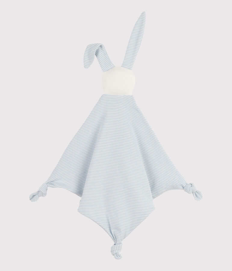DOUDOU MILLERAIES EN COTON bleu/blanc