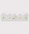 Couronne bébé fille en côte blanc MARSHMALLOW